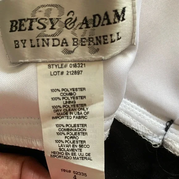 BETSY & ADAM by Linda Bernell maxi prom/wedding dress - Picture 13 of 13